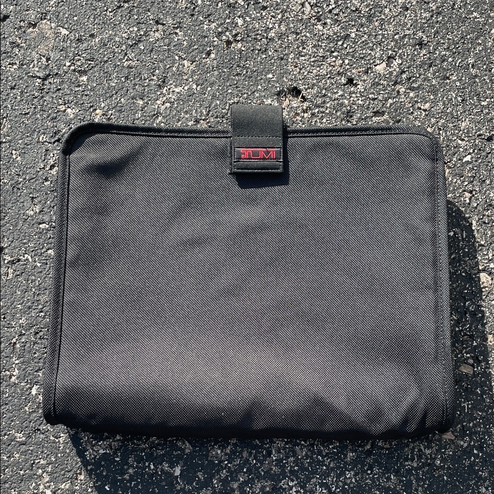 Tumi Alpha Ballistic Black Nylon Black Padded Computer Sleeve cover bag insert